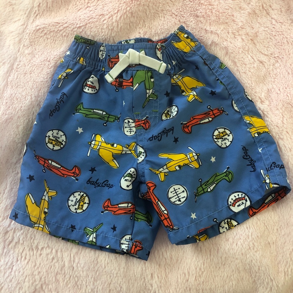 Boys GAP swimming trunks size 3M